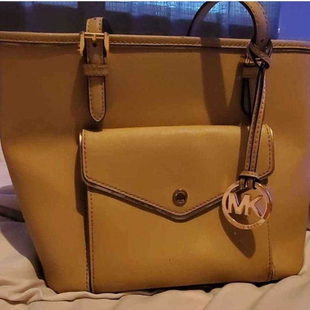Tan MK purse